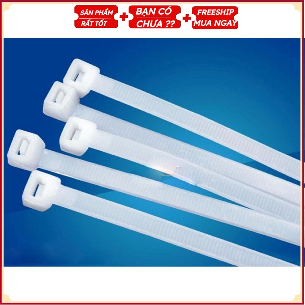 Bộ 100 Dây Rút Nhựa Khóa Siêu Chắc US04159