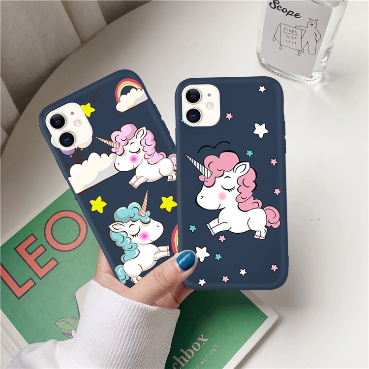 Ốp lưng bằng silicon hình kì lân cho Phone 11 11Pro 11ProMax 6 6s 7 8 X XS XR XSMAX | BigBuy360 - bigbuy360.vn