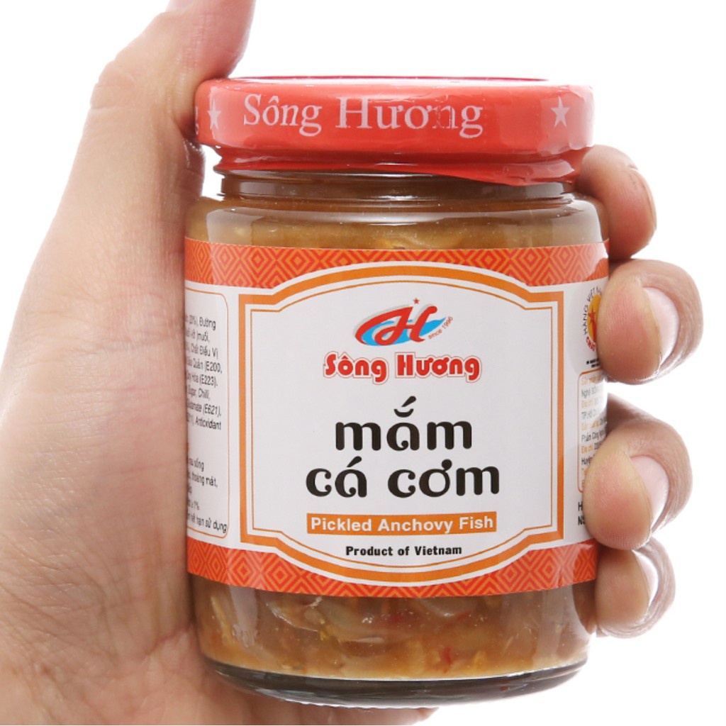 3 Hũ Mắm  Cá Cơm Sông Hương Foods Hũ 440g - Ăn kèm cơm , bún , thịt luộc , giúp ăn ngon miệng