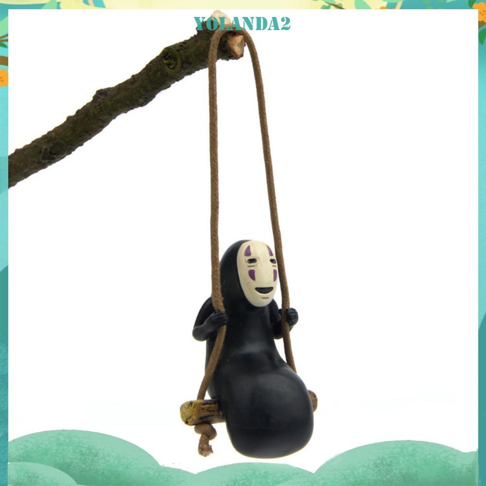 Búp bê mô hình nhân vật Vô Diện dễ thương dùng để trang trí thủ công cho cảnh quan sân vườn