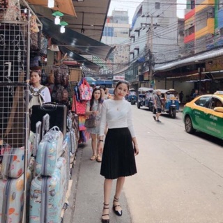 Váy xếp ly Thái Lan