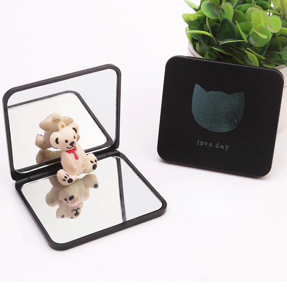 Gương trang điểm mini hai mặt dạng gập bỏ túi nhiều kiểu dáng tiện dụng