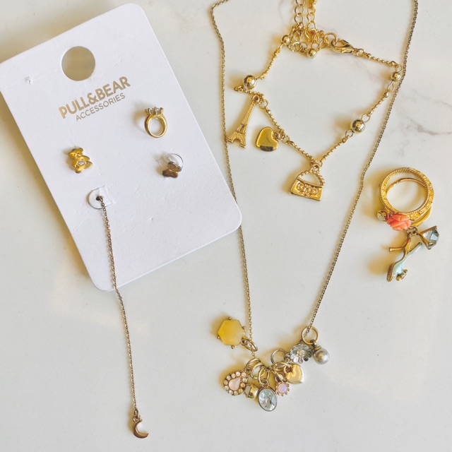 Bộ trang sức mạ vàng thanh lý cực nhiều món (ảnh thật) Forever 21