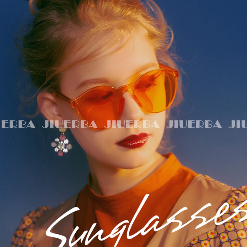 Kính mát UV400 màu trơn thiết kế sành điệu