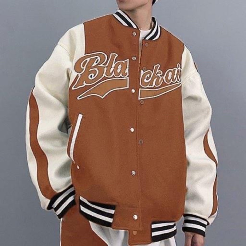 Áo khoác bomber dù hai lớp dày dặn, Áo khoác bomber nam nữ BLACKAIR