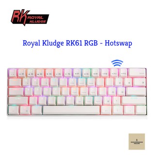 [CÓ SẴN] RK61 RGB HOTSWAP - Bàn Phím Cơ không dây Royal Kludge RK61 RGB kết nối 3 chế độ (Bluetooth - 2.4G - Dây ty thumbnail