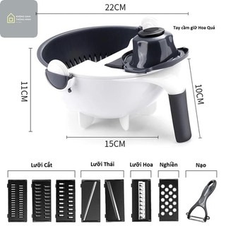 RỔ THÁI RAU CỦ 9 TRONG 1 SIÊU TIỆN LỢI