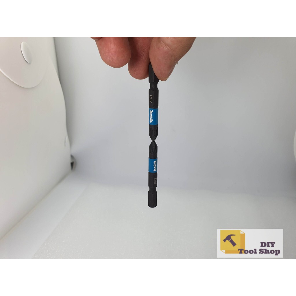 Bộ 2 Mũi Vít PH2 dài 50mm IMPACT BLACK MAKITA E-08763 chuôi lục giác - Chính Hãng