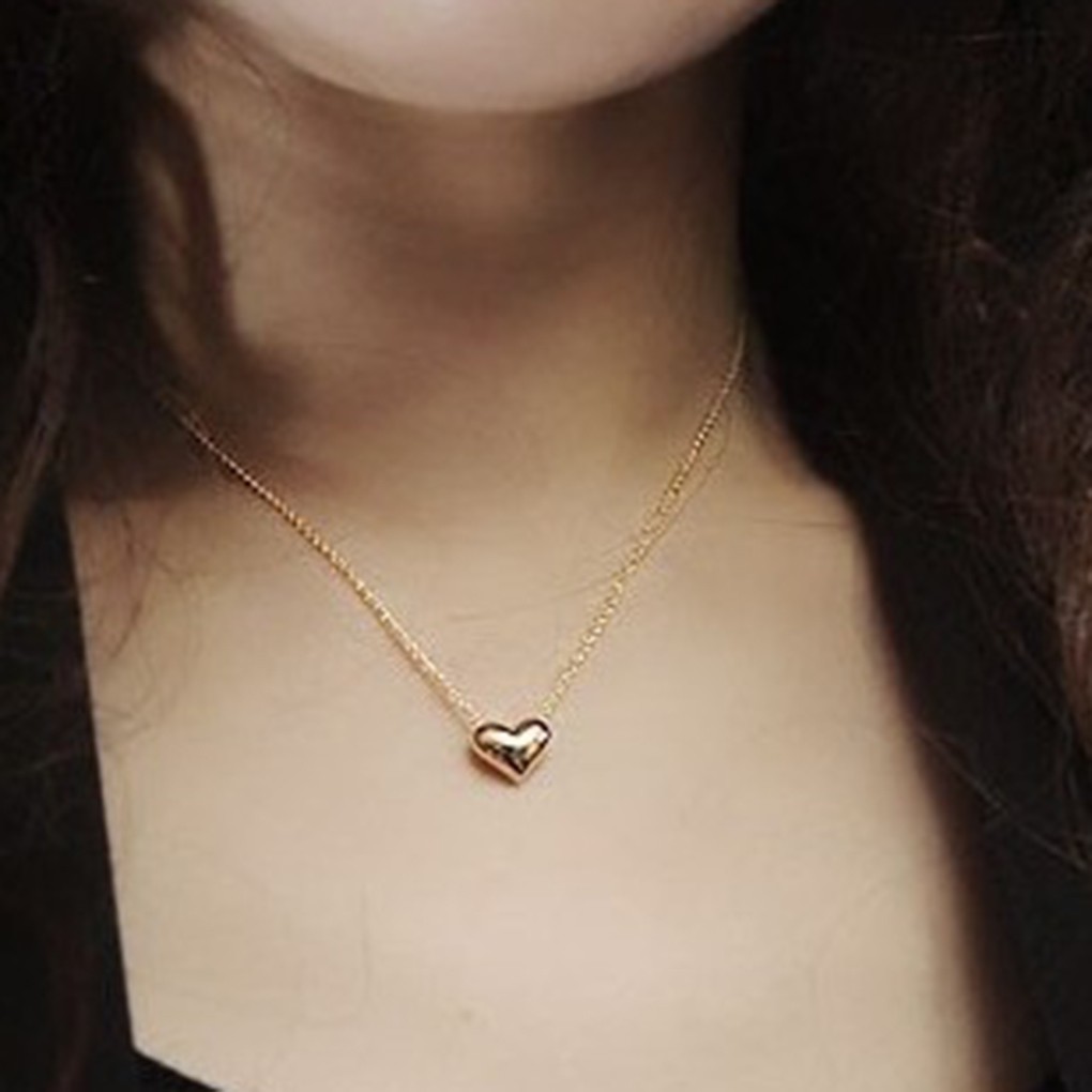 Dây Chuyền Hợp Kim Hình Trái Tim Xinh Xắn