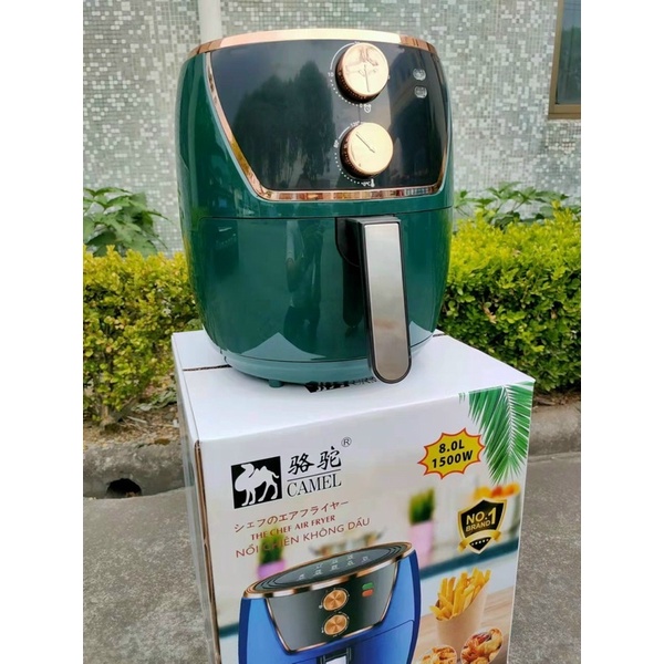 Nồi chiên không dầu 8 lít camel .
