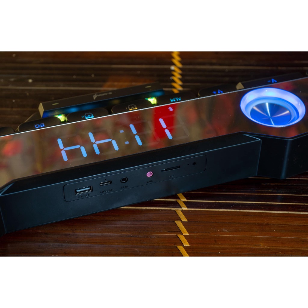 Loa máy tính Soundbar E-Dra EGS01W - Công suất 20W - Led RGB -  Bluetooth 5.0 - Pin 4000mah