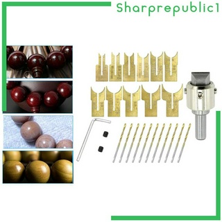 [Shpre1] Bộ dao phay hạt gỗ làm hạt Phật