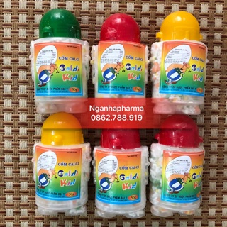💥Chỉ 12k có ngay 3 lọ 💥Kẹo Cốm Bổ Calci Goldi kid