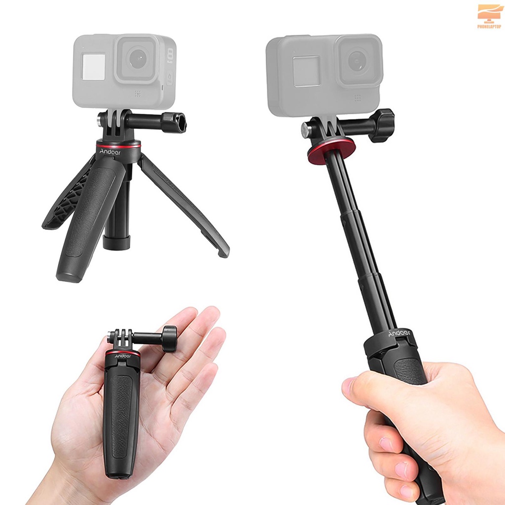 Gậy Ba Chân Để Bàn Mini Andoer Mt-09 Cho Máy Ảnh Gopro Hero 9 / 8 / 7 / 6 / 5