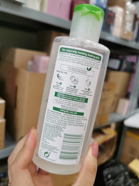 Nước Tẩy Trang Simple Micellar 200ml