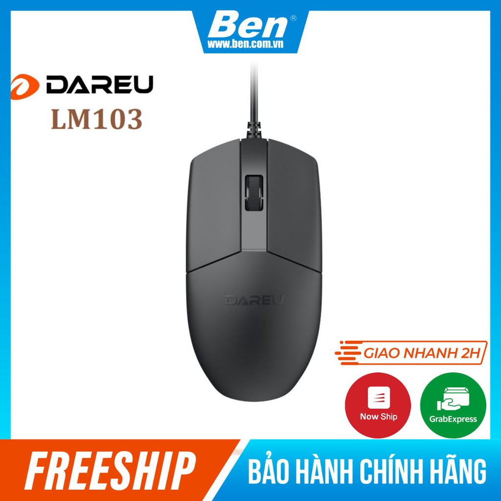 Chuột có dây DAREU LM103 Chính Hãng BH 12 Tháng