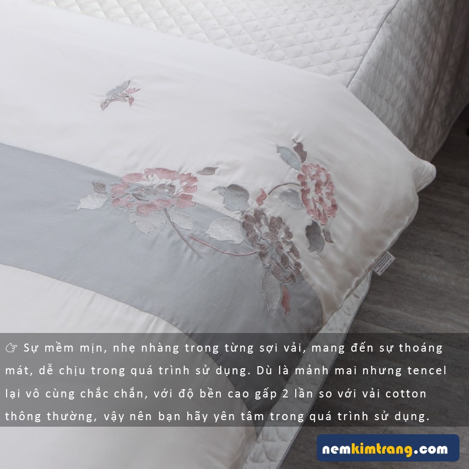 GA  Nệm Tencel Edena Mẫu 730 - CHÍNH HÃNG, CAO CẤP