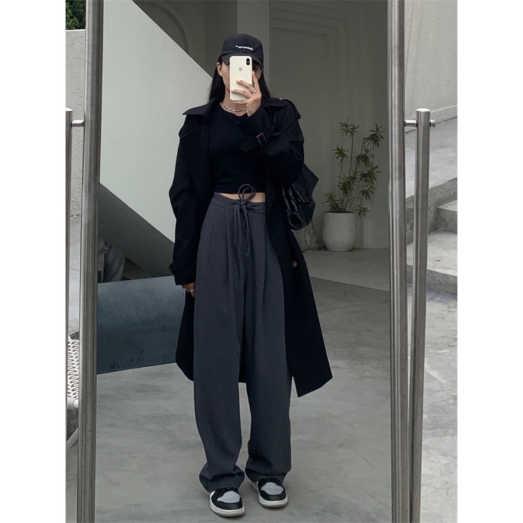 Quần ống rộng dáng suông thời trang