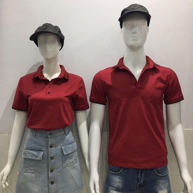 Áo đôi polo Áo đôi nam nữ đẹp chất thun cotton 100%
