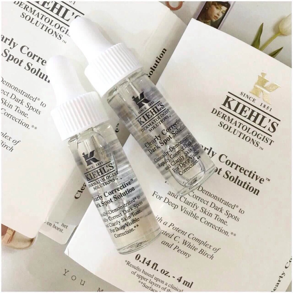 Serum dưỡng trắng giảm thâm nám Kiehls Clearly Corrective Dark Spot Solutiont 4ml