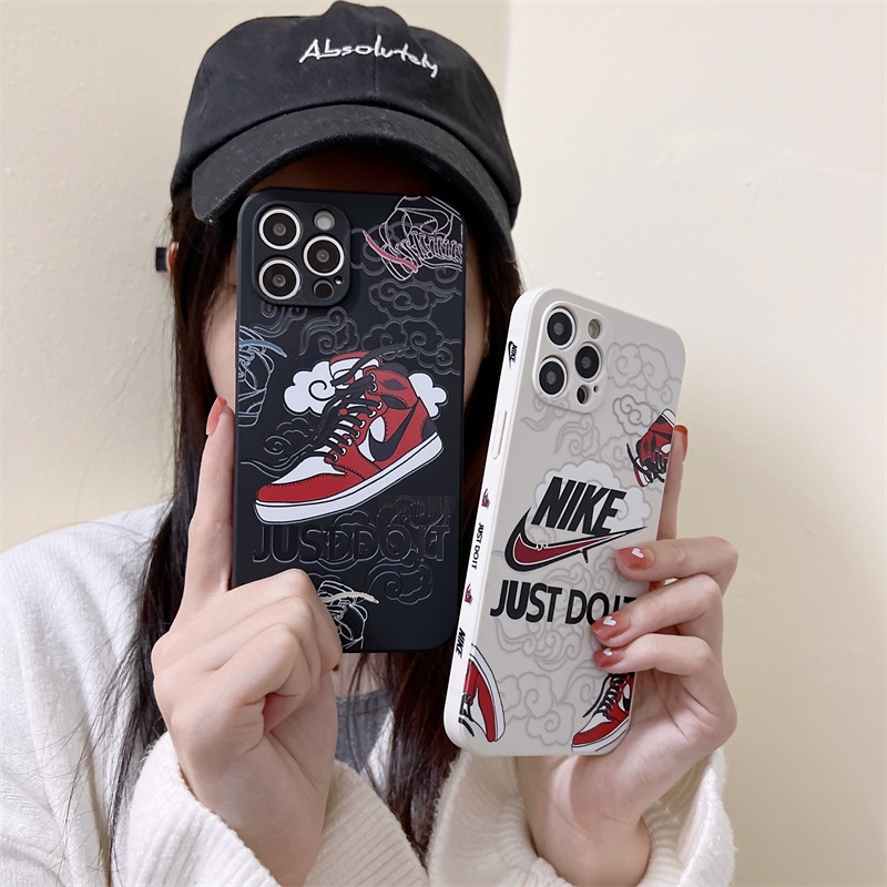 Ốp Điện Thoại TPU Mềm Họa Tiết Giày Thời Trang Cho iPhone 14 13 12 11 pro max X XS XR 7 / 8 Plus
