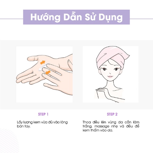 Kem dưỡng trắng da toàn thân hương hoa Lavender Truesky Whitening Body Lotion 100g