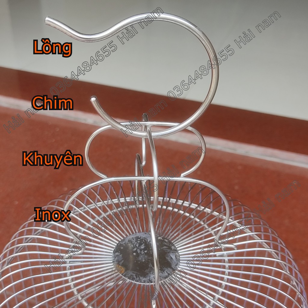 Lồng Chim Khuyên ⚡ HÀNG LOẠI 1⚡ Lồng Khuyên Inox Cao Cấp Giá Rẻ - Lồng chim đẹp