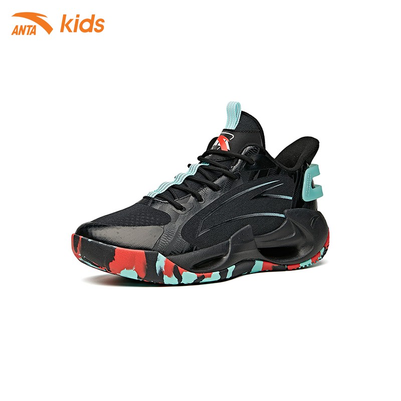 Giày thể thao bé trai dây buộc năng động thương hiệu Anta Kids W312121110-2
