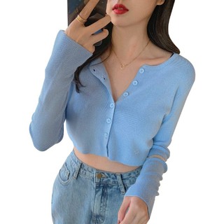 Áo len khuy cách điệu(AL10)