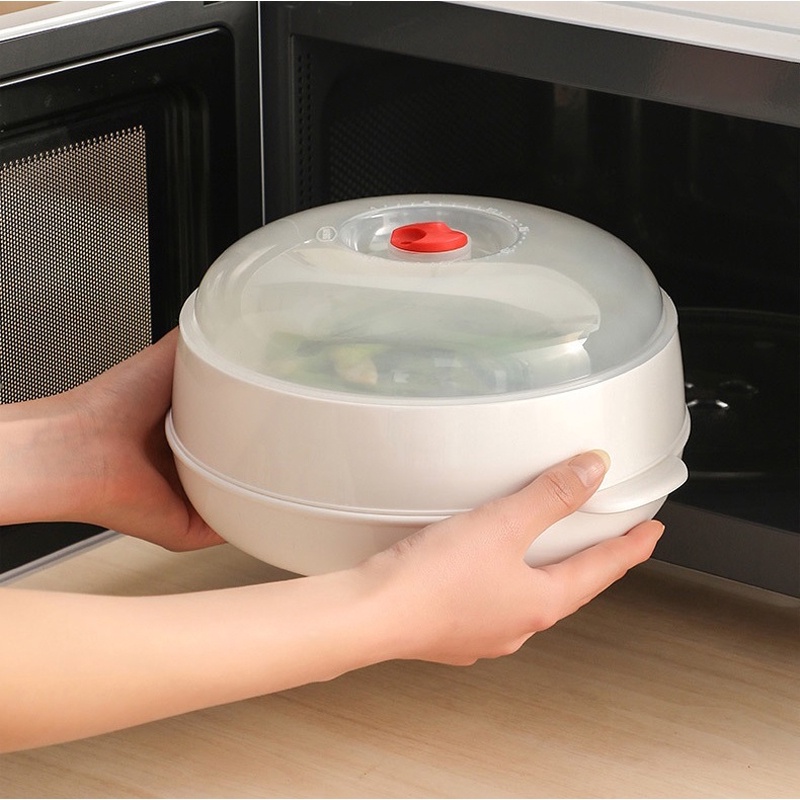 Khay Hấp, Làm Nóng Thức Ăn Lò Vi Sóng