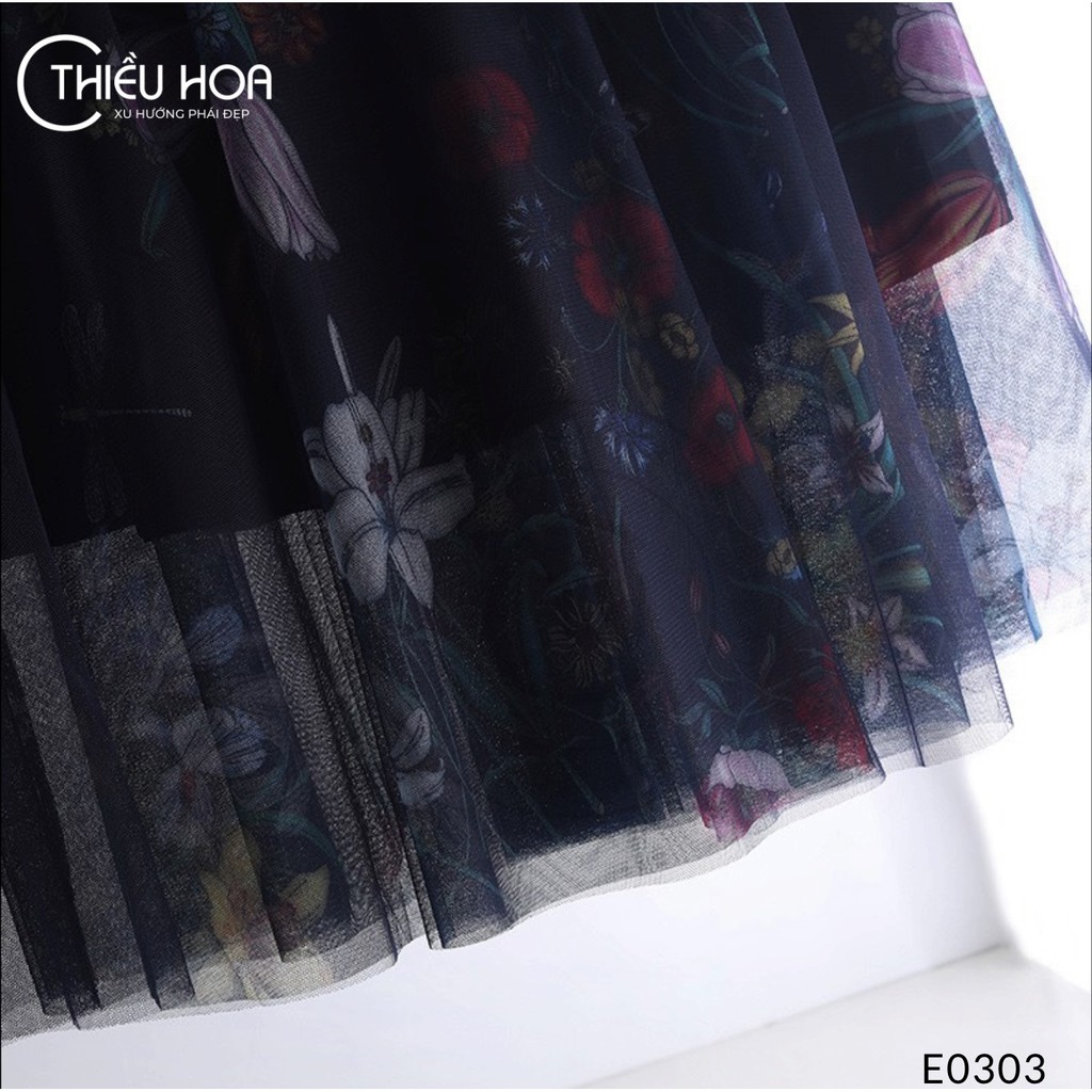 Chân Váy Voan Công Sở Trẻ Trung Thiều Hoa E0303
