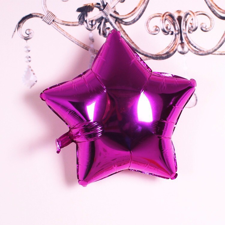 Bóng Nhôm Hình Ngôi Sao Trang Trí Sinh Nhật Phòng Cưới