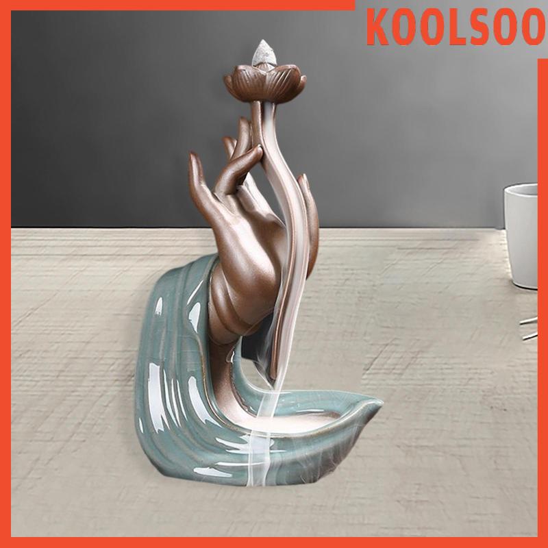 Thác Khói Trầm Hương Hình Bàn Tay Phật Trang Trí Nhà Cửa / Văn Phòng