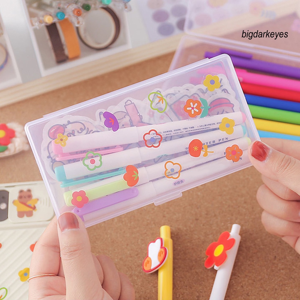 Hộp Đựng Đồ Dùng Bằng Nhựa Chống Bụi Có Nắp Đậy Tiện Dụng Cho Học Sinh