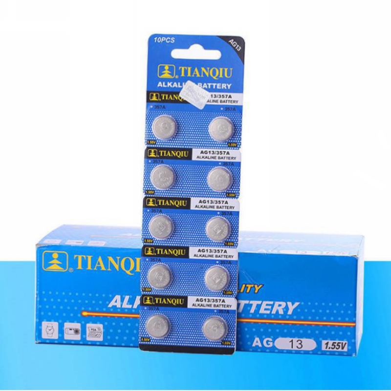 Pin Cúc Áo ALKALINE LR44H - AG13 - 357A (1 Viên)