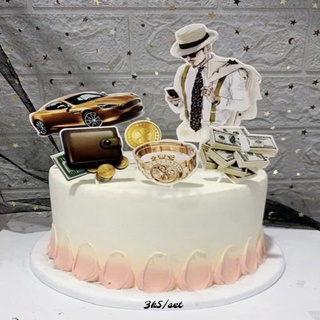 phụ kiện bánh kem [FREESHIP❤️] thẻ cắm bánh kem thám tử tử lừng danh