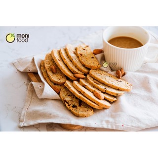 bánh biscotti nguyên cám vị vani-bánh hỗ trợ giảm cân tăng cơ 100g