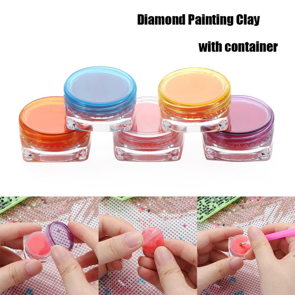 LAY Hộp Đựng Keo Dán Tranh Đính Đá Trang Trí Móng Nghệ Thuật Tiện Dụng