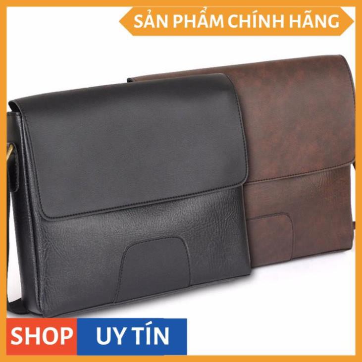 Túi da nam 4U công sở sang trọng DN268 (đen - nâu) | BigBuy360 - bigbuy360.vn