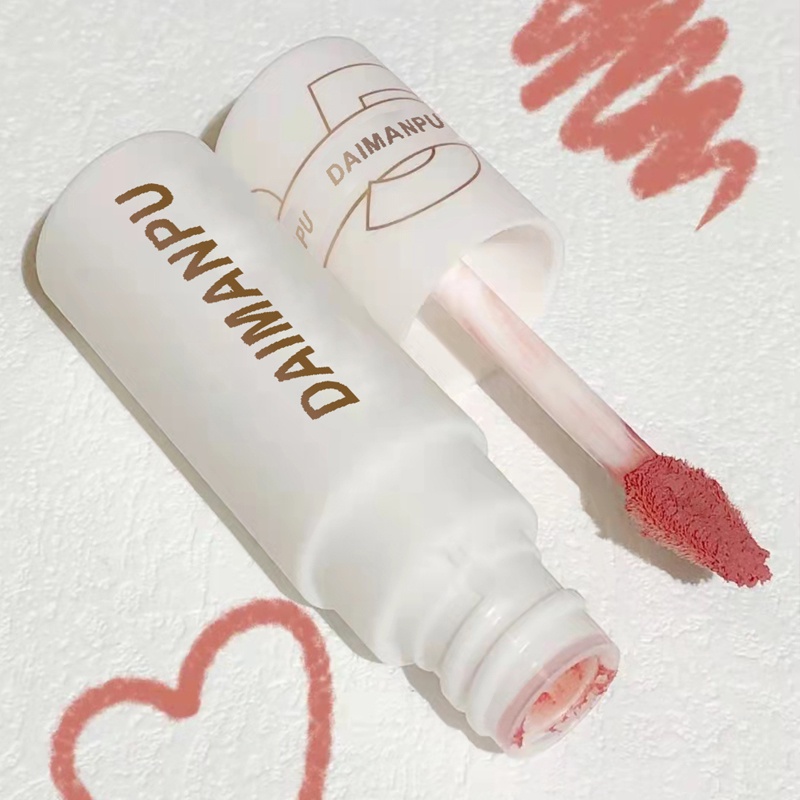 Son Kem Màu Nhung Lì Daimanpu nội địa trung Lâu Trôi Không Phai Màu Không Dính Cốc