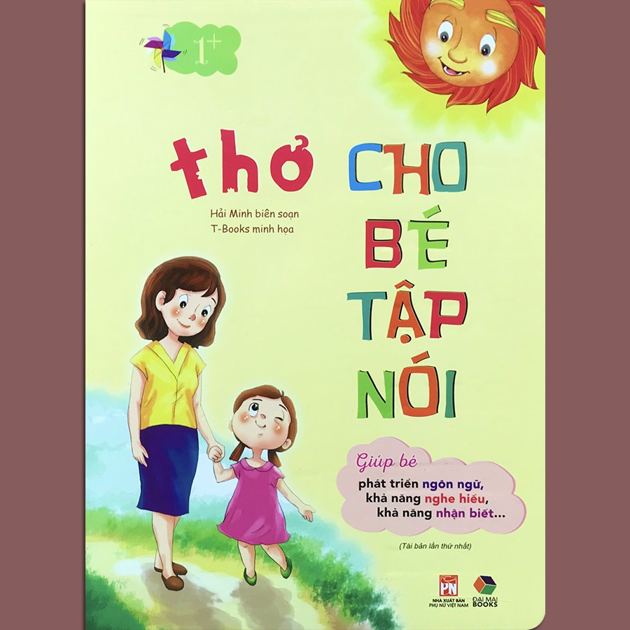 Sách - Thơ cho bé tập nói (bìa cứng) - Tái bản 2020