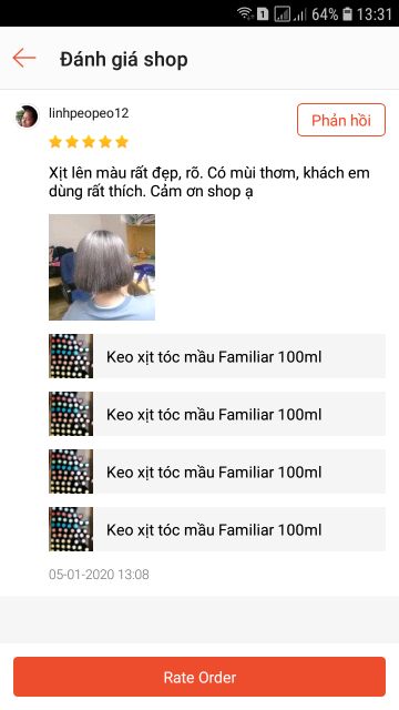 Keo Xịt Tóc Màu Familiar 100ml - Màu K2 Xám Khói | BigBuy360 - bigbuy360.vn