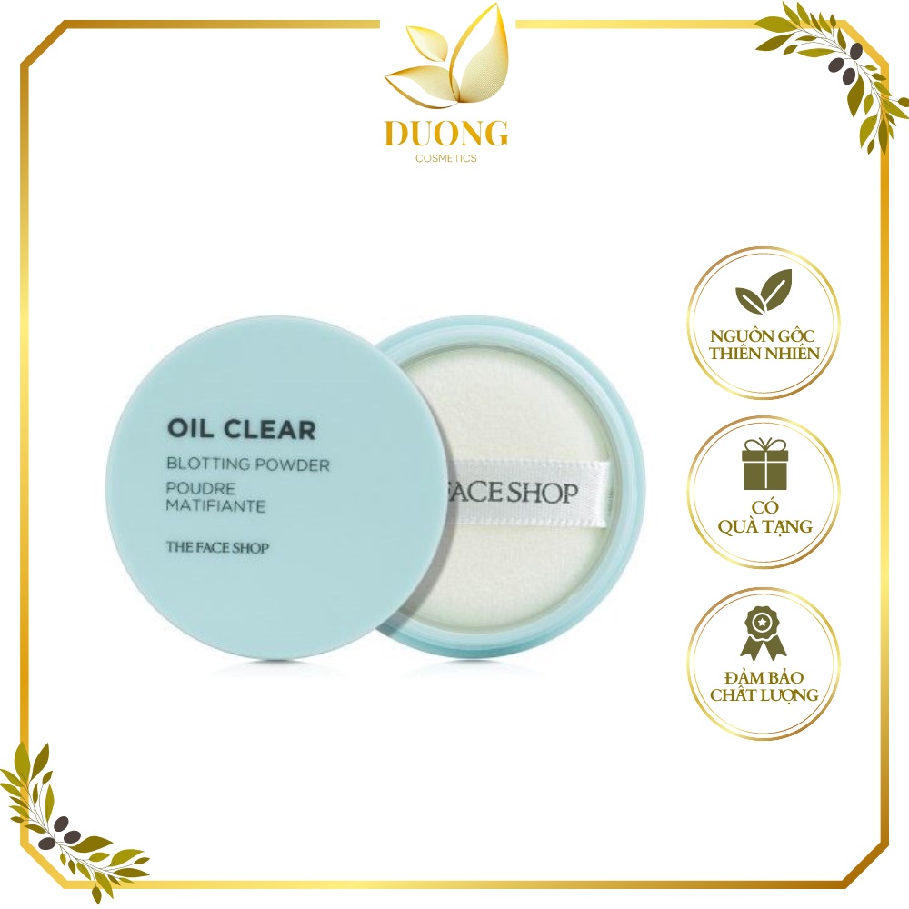 Phấn Phủ The Face Shop Oil Clear Pact Dạng Nén Kiểm Soát Dầu Và Làm Sáng Da 9g