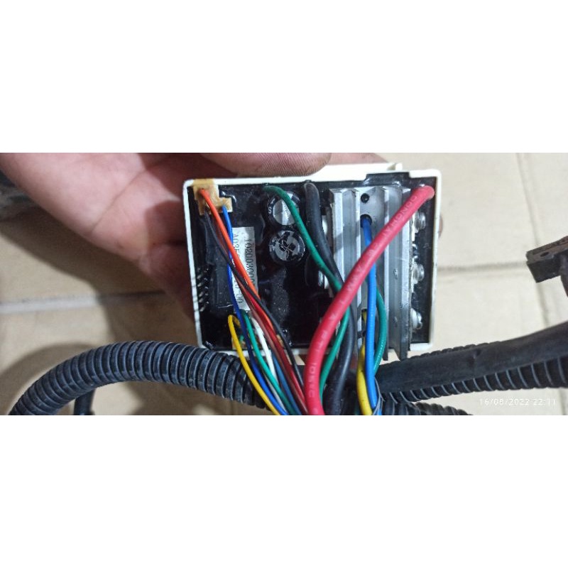 Mạch và động cơ brusless không chổi than 36v Nhật bãi tháo máy trắng