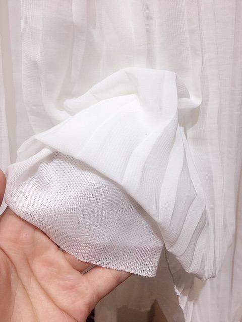 Chân váy xếp ly trắng dài midi (Loại 1) | BigBuy360 - bigbuy360.vn