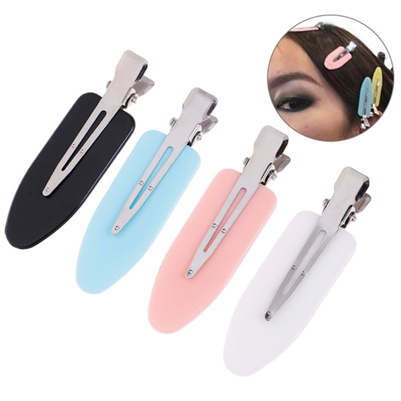 Bộ 2 / 3 / 4 Kẹp Tóc Không Đường May Cố Định Tóc Mái