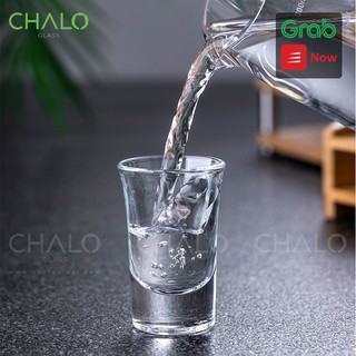 Chén uống rượu thủy tinh Deli 35ml - Ly shot rượu 3005 (Bộ 06 ly)