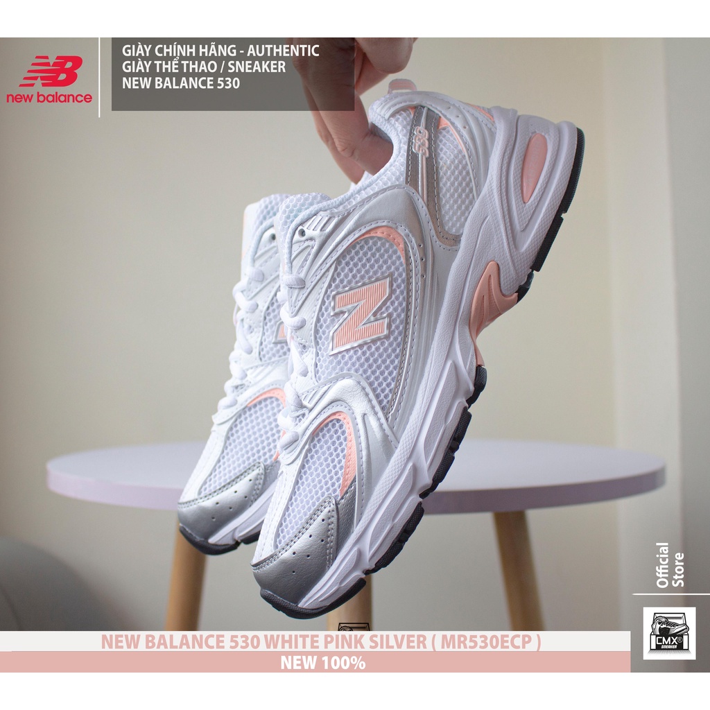 😘  Giày New Balance 530 Retro Pink White  - HÀNG CHÍNH HÃNG 100%
