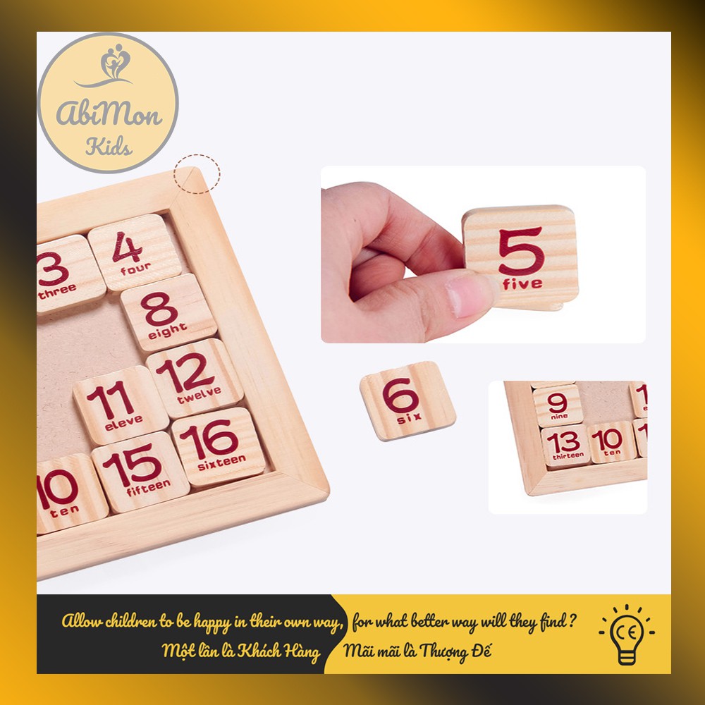 🌻 Bảng Trượt Số Logical Thinking Cho Bé ☘️ Montessori cao cấp ✨