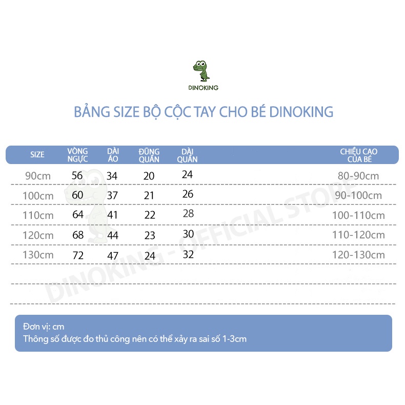 Bộ ba lỗ bé trai DINOKING Bộ đồ sát nách trẻ em chất thun cotton mềm mịn 3 lỗ cho bé 2 - 7 tuổi DB07